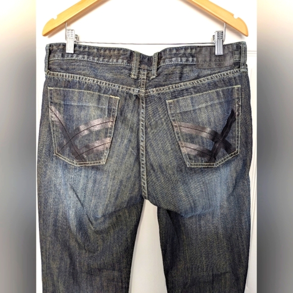 Kenneth Cole Reaction Men's Bootcut Jeans (34 X 32) - Picture 1 of 16